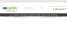 Tablet Screenshot of ezgrass.ca